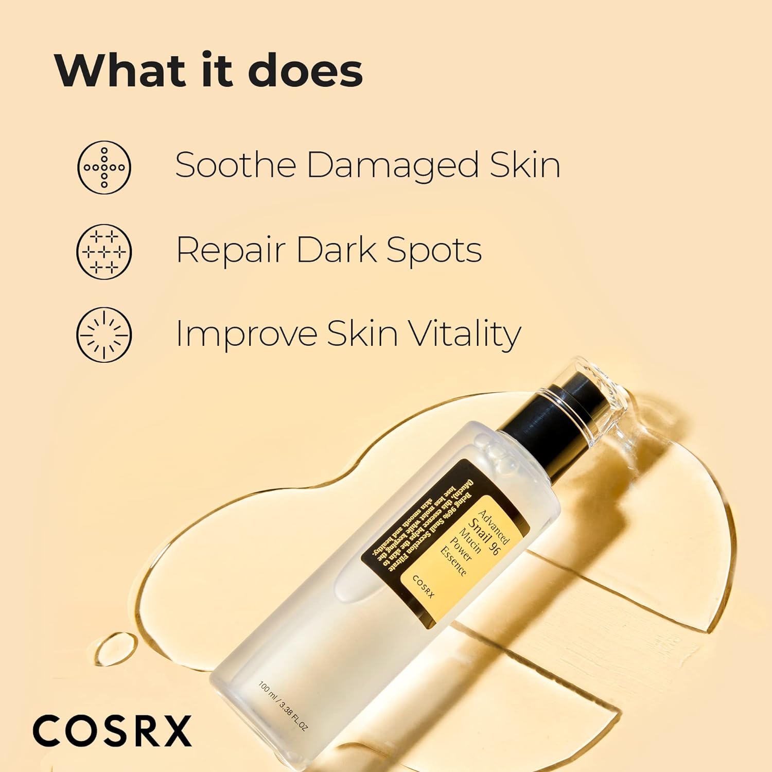 COSRX Snail Mucin 96% Power Repairing Essence 100ml