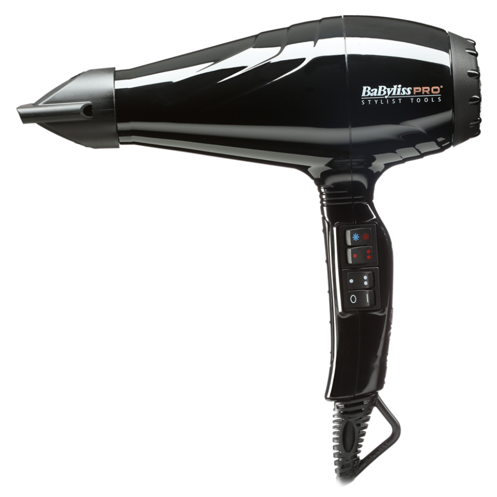 BaByliss PRO Attitude Hair Dryer 32-19mm Black & Ceramic Conical Wand